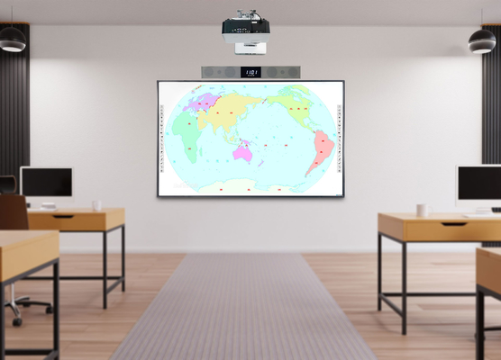 20 คะแนน Touch IR แบบพกพา Interactive Smart Whiteboard Display ISO9001