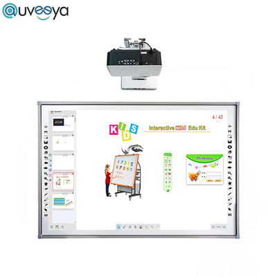 กระดานไวท์บอร์ดดิจิตอลอินเตอร์แอคทีฟแบบพกพา 4K SKD Multi Touch