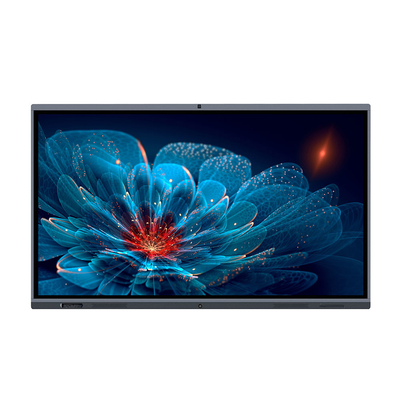 หน้าจอ LCD ขนาด 65 นิ้ว 4K สอนกระดานไวท์บอร์ดระบบสัมผัสแบบโต้ตอบอัจฉริยะ