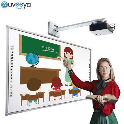 กระดานไวท์บอร์ดดิจิตอลอินเตอร์แอคทีฟแบบพกพา 4K SKD Multi Touch