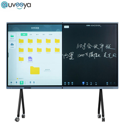 X5PRO Educational Flat 4k Interactive Panel แสดงขนาด 75 นิ้วพร้อมกล้อง