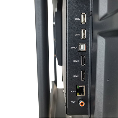 จอแอลซีดีอินฟราเรด 4k ห้องเรียนโต้ตอบสมาร์ทบอร์ดแสดงผล OEM